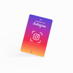 Tarjeta NFC con QR Instagram