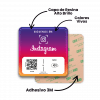 Placa Adherible para Instagram NFC + QR