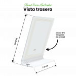 Banner de mosrador para INSTAGRAM NFC + QR