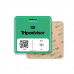 Placa NFC + QR TripAdvisor