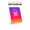 Banner de mosrador para INSTAGRAM NFC + QR