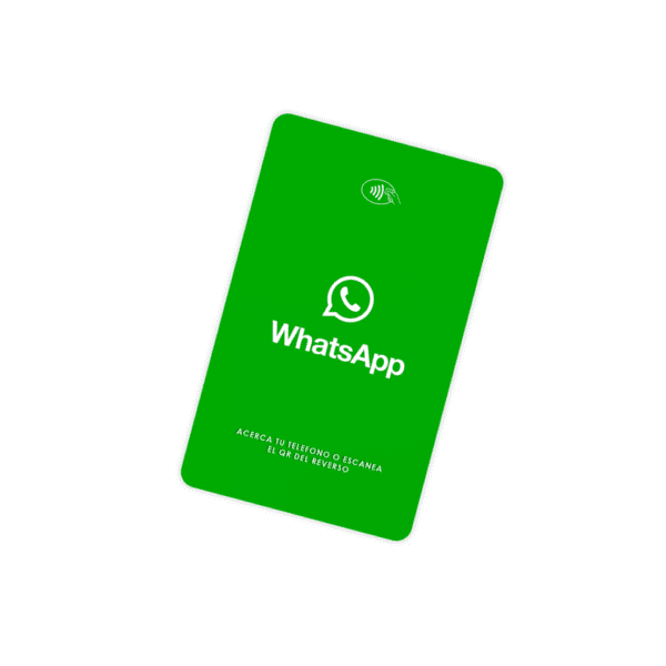 Tarjeta Inteligente NFC WhatsApp Qr