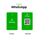 Tarjeta NFC WhatsApp Qr