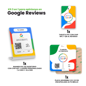 Kit 3 en 1 | NFC y  QR